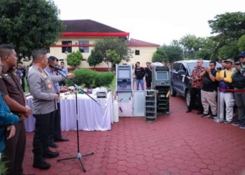 Perampok Spesialis ATM Bank Antar Provinsi, Berhasil Di Ringkus Poldasu.