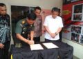 Kapolresta Deli Serdang dan Dandim 0204/DS Turut Meresmikan Posko “Kampung Bersinar”