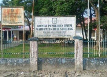 KPU Deli Serdang, Terima Hibah Pelepasan Aset Tanah dan Bangunan dari Pemkab Deli Serdang.