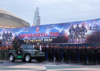 Devile Alutsista dan Unjuk Kekuatan TNI – Polri Warnai Puncak HUT Ke – 78 TNI di Medan