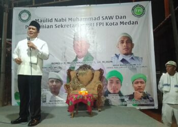 DPW FPI – PRI Kota Medan Peringati Maulid Nabi Sekaligus Syukuran Peresmian Sekretariat.