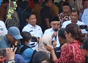 Wapres KH.Dr. Ma’ruf Amin Kunker di Desa Tumpatan Nibung Sarianto : Semoga Berkah Bagi Desa Kami.