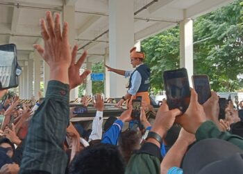 Sambutan Ribuan Pendukung dan Relawan Capres ANIES di Sumut, Satu Tanda Kemenangan AMIN.
