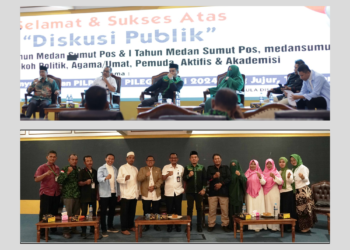 Kadis Kominfo Sumut dan Para Tokoh Partai Politik Hadir Sebagai Pembicara Diskusi Publik Medan Sumut Pos.