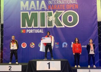 Naswa Aulia Ramadhani Karateka Shindoka Sumut Peraih Emas di Portugal, Harumkan Nama Bangsa.