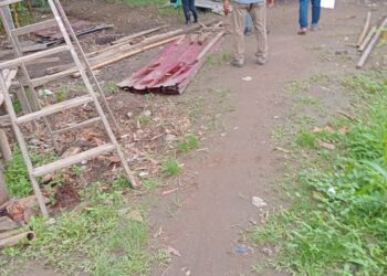 Warga Pasar 12 Desa Bandar Klippa, Gusar dan Resah, Oknum PTP N 2 Mengukur Rumah Warga, Secara Tebang Pilih.