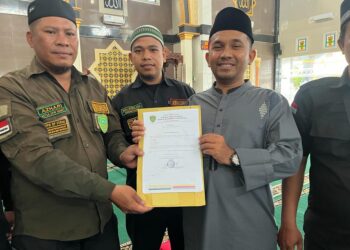 Ketua Umum DPP/DPW BP FORMI, Serahkan Mandat Calon Pengurus DPD BP FORMI Medan.