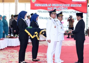 Pj.Gubsu Lantik Wiriya Alrahman, Sebagai Pj Bupati Deli Serdang