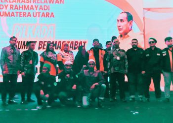 Aliansi Ormas Ormas Islam Kelaskaran Sumut, Hadiri Deklarasi Relawan Edy Rahmayadi.