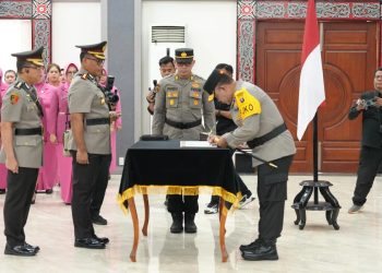 Kapolda Sumut Lantik Kapolrestabes Medan, Direktur Reserse Siber Dan Sejumlah Kapolres
