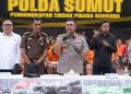 Polda Sumut Tangkap 105 Jaringan Narkoba, dan Seorang Wanita Cantik..!!
