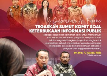 Pj Gubernur Agus Fatoni Tegaskan Sumut Komit Soal Keterbukaan Informasi Publik