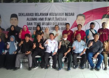 Keluarga Besar Alumni HMI Sumut Deklarasi Menangkan Pasangan Edy – Hasan & Prof.Ridha – Rani.