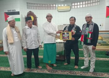BKM dan Jama’ah Mesjid Al Falah Kp.dadap Kumpulkan Donasi Sebesar 76.200.000 di Hadiahkan untuk Rakyat Palestina.