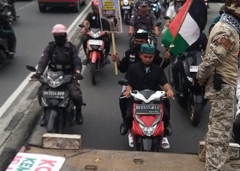 BP FORMI Bersama Ratusan Ummat Islam Sumut Kembali Turun, Suarakan Tindakan Kekejian Kaum Penjajah Zionis Israel.