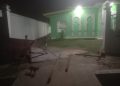 Pagar Masjid Ar Rahman Mesjid Perjuangan Umat Islam di Jalan H. Anif Sampali Raib di Curi Maling.