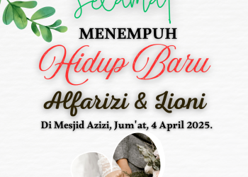Selamat Atas Pernikahan dan Menempuh Hidup Baru Buat Saudara kita ;    ALFARIZI & LIONI