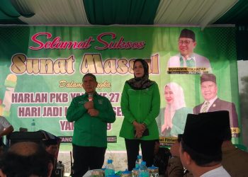Jelang Harlah PKB ke 27 PKB Deli Serdang Khitan 109 Anak dari Dua Kecamatan.
