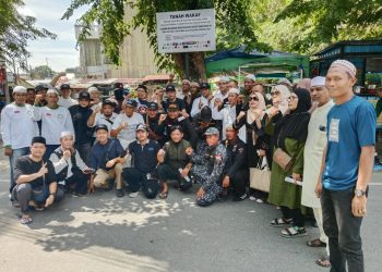 Ormas Islam Kelaskaran Sumut dan Elemen Ummat, Pasang Badan Atas Penyerobotan Tanah Wakaf Masjid Jamik Kebun Bunga Medan.