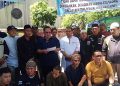 Aliansi Ormas Islam dan Elemen Ummat, Naikkan Spanduk Dukungan Waqaf Masjid Jamik YIMS dan Minta Walikota Medan Selesaikan Sengketa Wakaf.
