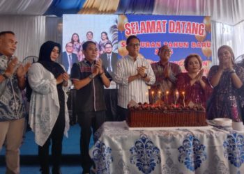 Paul Mei Anton Hadiri Open House Tahun Baru 2026 dan HUT ke-53 Antonius Tumanggor.