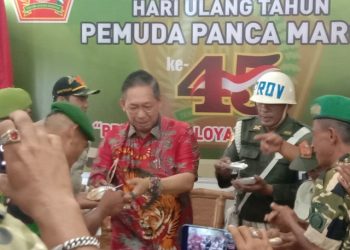 HUT ke-45 PPM, Wong Chun Sen Ajak Pemuda Panca Marga Sumut Jadi Garda Terdepan Jaga Pancasila dan NKRI.