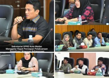Rapat Teknis DPRD Medan : Sosialisasi Wasbang Dipacu untuk Perkuat Pancasila
