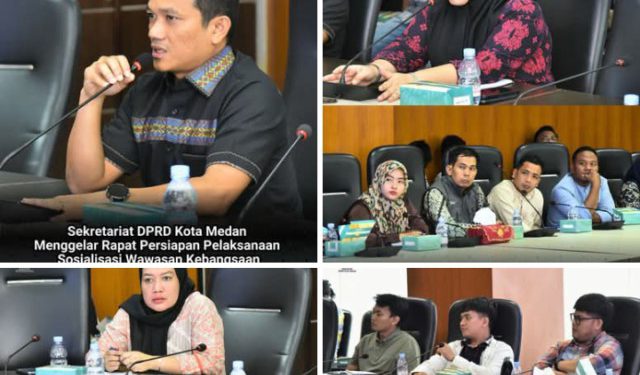 Rapat Teknis DPRD Medan : Sosialisasi Wasbang Dipacu untuk Perkuat Pancasila
