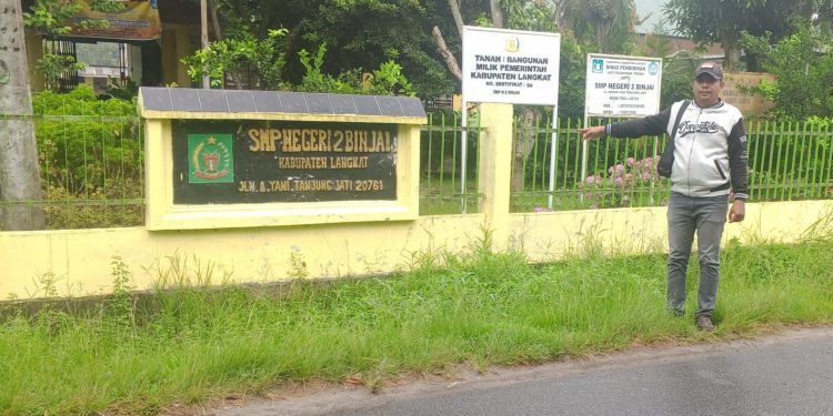 SMPN 2 Binjai Langkat Disorot, Kerusakan Kelas Tak Kunjung Diperbaiki Meski Ada Alokasi Dana BOS 20%