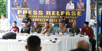 BNNK Deli Serdang Musnahkan Sabu 1,9 Kg Jaringan Malaysia – Aceh-Medan, Bupati Serukan Perlawanan Total.