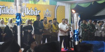 Tradisi Rakyat Jadi Event Resmi, Bupati ; Takbir Akbar Hamparan Perak Masuk Kalender Deli Serdang