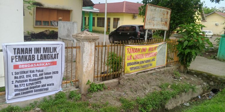 Tanah Kantor Camat dan Gedung Puskesmas Sei Bingai, “Bersertifikat.