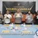 Kapolres Langkat Konferensi Pers. Pengungkapan 33 Kasus Narkotika dalam Ops Antik Toba 2026.