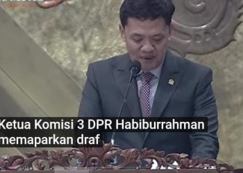 DPR RI Janji Sahkan RUU, Ketua Komisi III ; 3 Aset Ini Jadi Target Perampasan