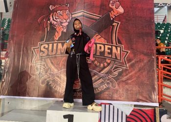 Siswi SMPN 2 Selesai Reza Ayu Anzani Sabet Emas di Sumut Open Pencak Silat 2026