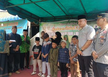 Khidmat dan Penuh Kepedulian, di Puncak Milad ke-2 BP FORMI Tebar Santunan Yatim dan Grebek Du’afa