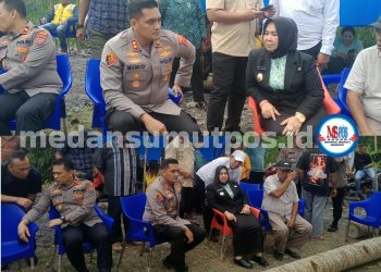 Jalan Longsor di Telagah, Kapolresta Binjai–Plt Bupati Langkat Bersinergi Saat Tinjau Lokasi.