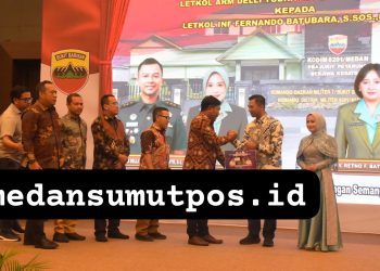 Lom Lom Suwondo Apresiasi Dandim Lama, Sambut Komandan 0201/Medan yang Baru.