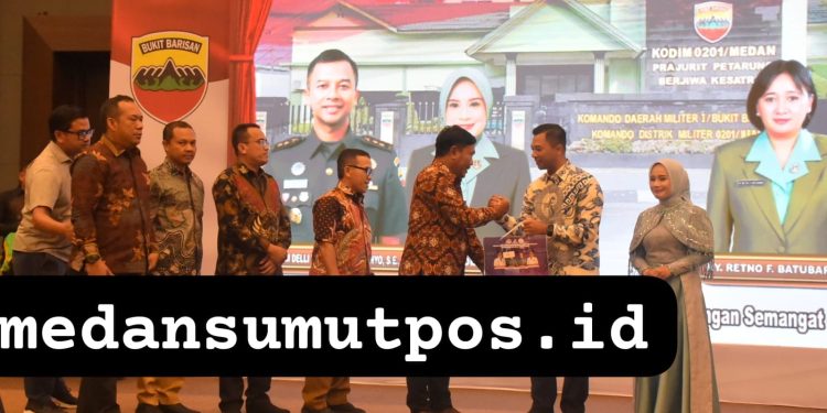 Lom Lom Suwondo Apresiasi Dandim Lama, Sambut Komandan 0201/Medan yang Baru.