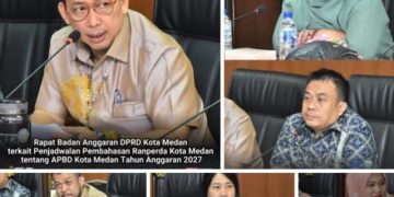 Banggar DPRD Medan Susun Jadwal Pembahasan Ranperda APBD 2027