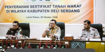 Lindungi Tanah Waqaf Aset Umat, Lima Instansi di Deli Serdang Bergerak dan Bersinergi.