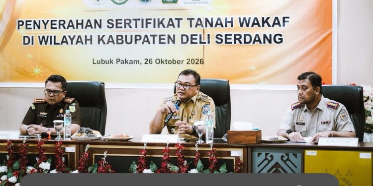 Lindungi Tanah Waqaf Aset Umat, Lima Instansi di Deli Serdang Bergerak dan Bersinergi.